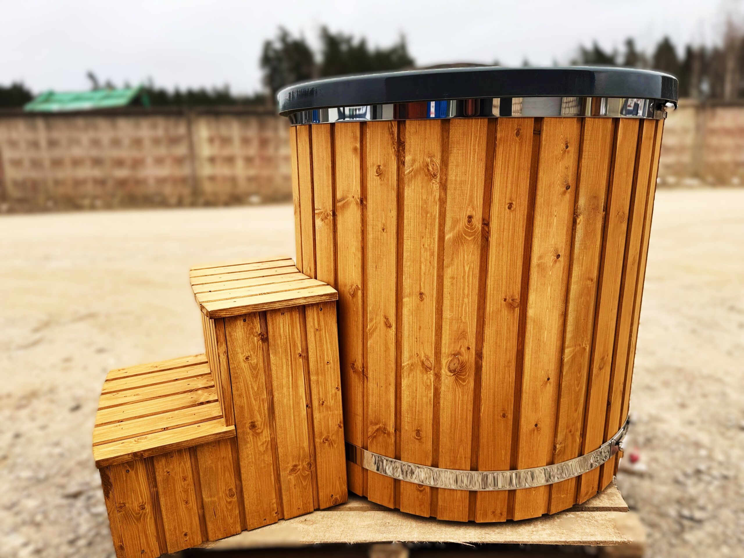 Kältebecken / Tauchbecken – Eisbad für Garten und Sauna – Bild 2