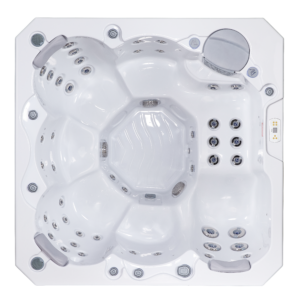 Wellis Prague Life Whirlpool – Outdoor Spa mit 50 Massagedüsen