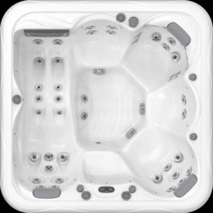 Wellis Venus Whirlpool – Outdoor Spa für 6 Personen mit 49 Massagedüsen