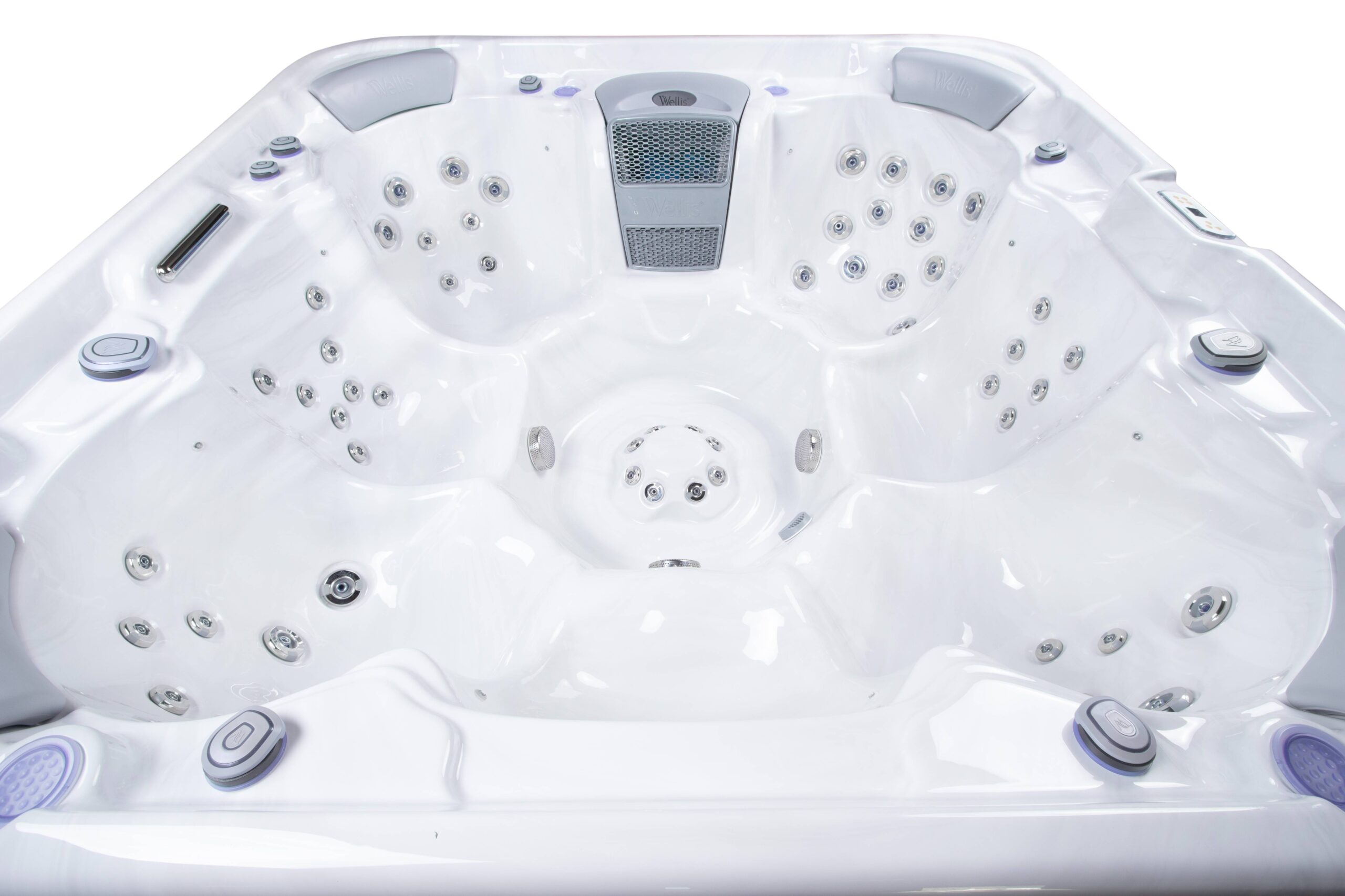 Wellis Vienna Life Whirlpool – Outdoor Spa mit 62 Massagedüsen – Bild 10