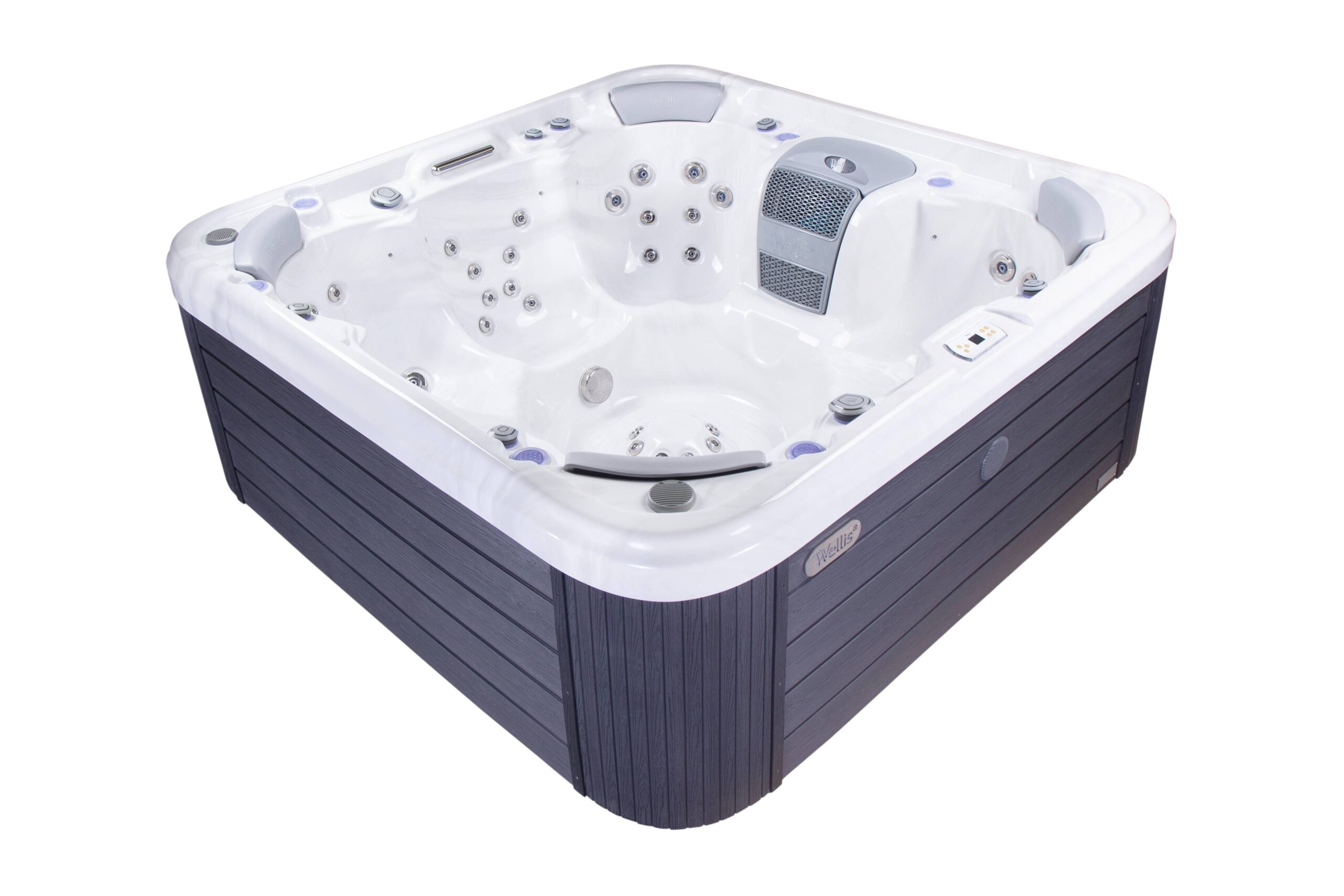 Wellis Vienna Life Whirlpool – Outdoor Spa mit 62 Massagedüsen – Bild 6