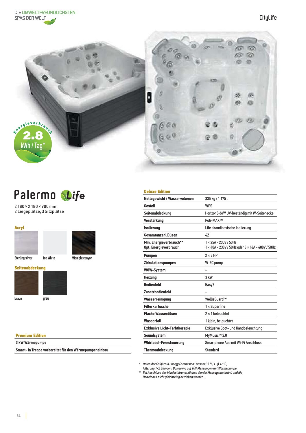 Wellis Palermo Life Whirlpool – Deluxe und Premium Edition mit 42 Massagedüsen – Bild 2