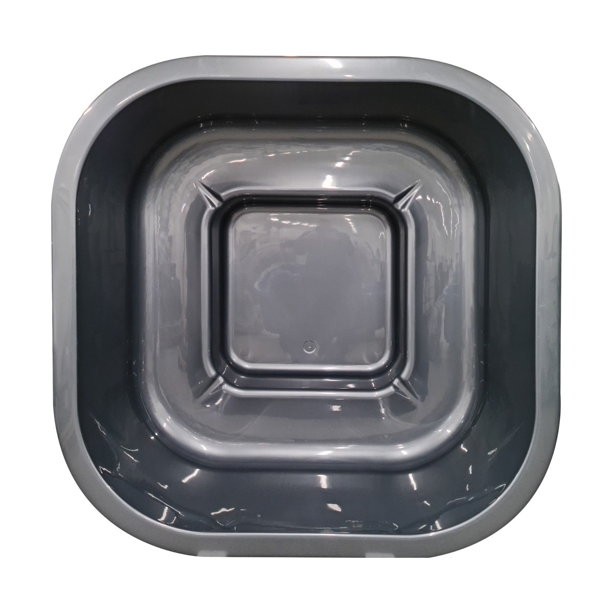 Quadratischer Hot Tub (200 x 200 cm) mit Thermoholz und externem Holzofen – Acrylwanne und 12 Hydrodüsen